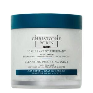 Christophe Robin Cleansing Purifying Scrub Detox w/ Sea Salt NWT